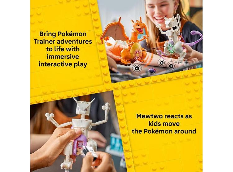 LEGO POKÉMON SMART PLAY: MEWTWO CON SMART TAG INTERACTIVO, 605 PIEZAS, IDEAL PARA NIÑOS Y FANÁTICOS - 5