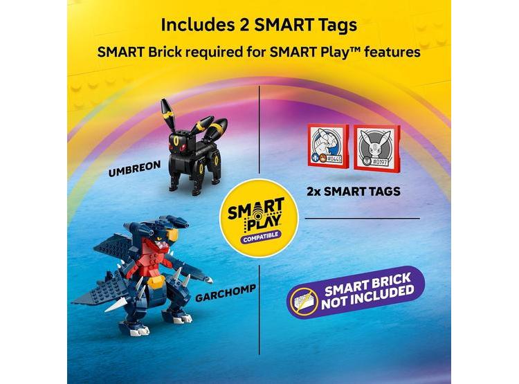 LEGO POKÉMON UMBREON VS. GARCHOMP CHAMPIONSHIP BATTLE, SET DE CONSTRUCCIÓN COMPATIBLE E INTERACTIVO - 3