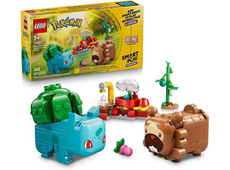 LEGO POKÉMON SMART PLAY BERRY BASH CON BULBASAUR Y BIDOOF INTERACTIVO - 1