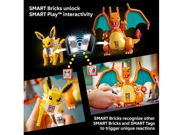 LEGO POKÉMON SMART PLAY: CHARIZARD VS JOLTEON ULTIMATE BATTLE - JUEGO CON FIGURAS Y LADRILLOS INTELIGENTES - 3