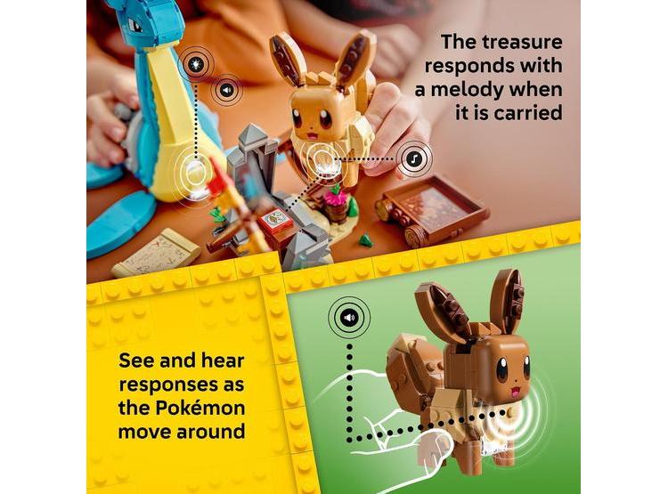 LEGO POKÉMON EEVEE Y LAPRAS CON 3 SMART TAGS, JUEGO INTERACTIVO PARA NIÑOS A PARTIR DE 8 AÑOS, 623 PIEZAS - 5