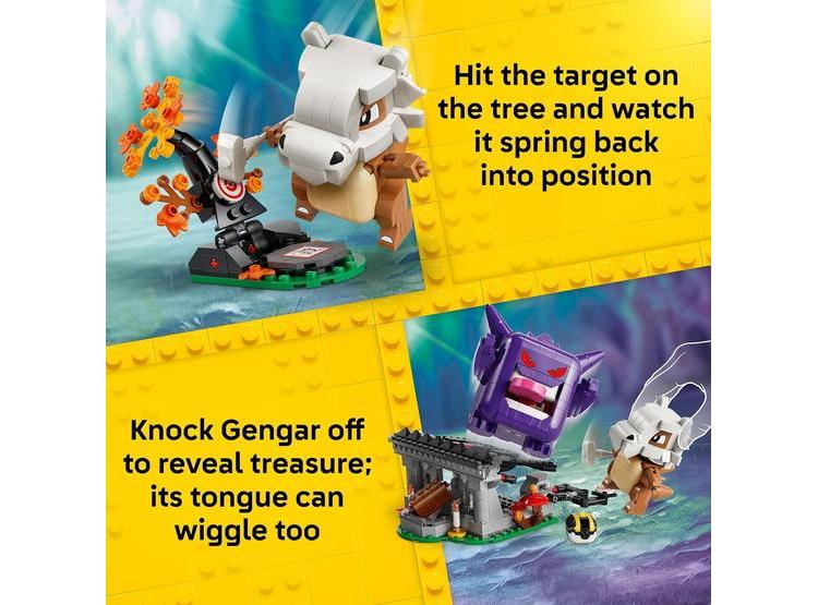 LEGO POKÉMON SMART PLAY: CUBONE Y GENGAR, SET INTERACTIVO CON 4 ETIQUETAS INTELIGENTES PARA NIÑOS DESDE 8 AÑOS - 2