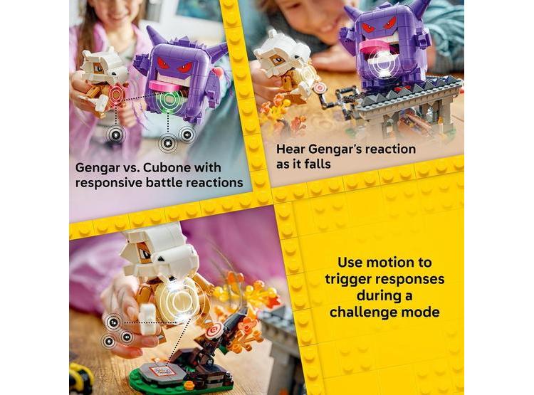 LEGO POKÉMON SMART PLAY: CUBONE Y GENGAR, SET INTERACTIVO CON 4 ETIQUETAS INTELIGENTES PARA NIÑOS DESDE 8 AÑOS - 5