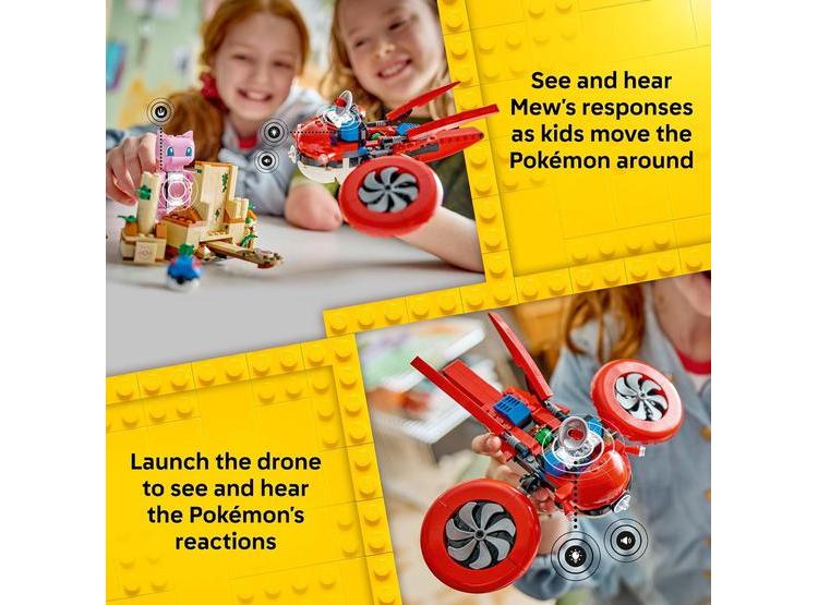 LEGO POKÉMON SMART PLAY: DRONE SEARCH FOR MYTHICAL MEW, SET DE CONSTRUCCIÓN PARA NIÑOS, 429 PIEZAS - 5
