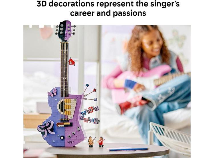LEGO GUITARRA DUAL OLIVIA RODRIGO - KIT DE CONSTRUCCIÓN PARA ADOLESCENTES, INCLUYE MINIFIGURAS Y ELEMENTOS DECORATIVOS - 2