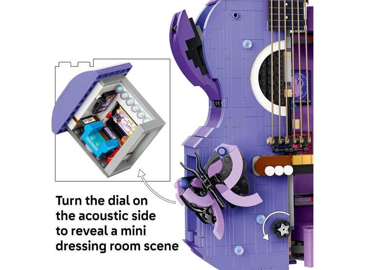 LEGO GUITARRA DUAL OLIVIA RODRIGO - KIT DE CONSTRUCCIÓN PARA ADOLESCENTES, INCLUYE MINIFIGURAS Y ELEMENTOS DECORATIVOS - 4
