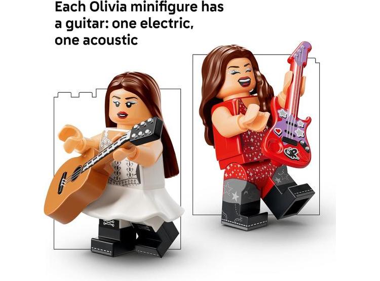 LEGO GUITARRA DUAL OLIVIA RODRIGO - KIT DE CONSTRUCCIÓN PARA ADOLESCENTES, INCLUYE MINIFIGURAS Y ELEMENTOS DECORATIVOS - 5