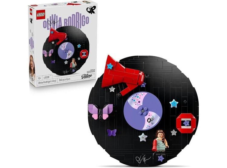 LEGO OLIVIA RODRIGO VINYL 43028, JUGUETE DE CONSTRUCCIÓN COLECCIONABLE, CON MINIFIGURA OLIVIA RODRIGO, DECORACIÓN DE HABITACIÓN - 1