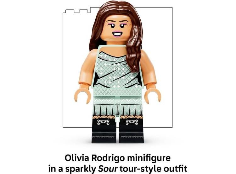 LEGO OLIVIA RODRIGO VINYL 43028, JUGUETE DE CONSTRUCCIÓN COLECCIONABLE, CON MINIFIGURA OLIVIA RODRIGO, DECORACIÓN DE HABITACIÓN - 4