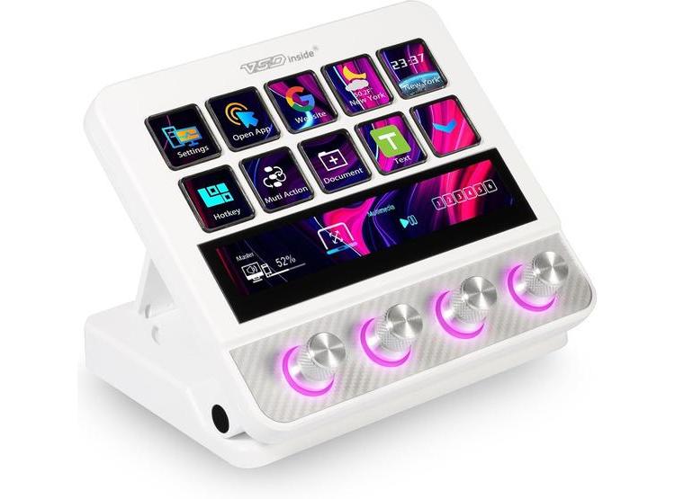 CONTROLADOR VSDINSIDE PARA STREAMING CON TECLAS PROGRAMABLES, MACROS Y SOPORTE USB, COMPATIBLE CON MAC/PC - 1