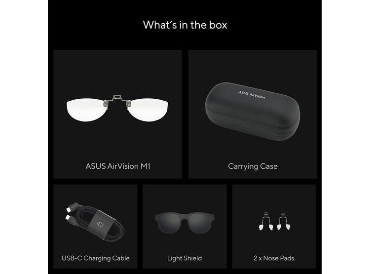 GAFAS AR ASUS AIRVISION M1 CON PANTALLA MICRO-OLED, ALTAVOCES, CONECTIVIDAD USB-C PARA JUEGOS Y PRODUCTIVIDAD - 5