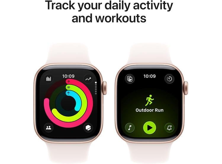 APPLE WATCH SERIES 11 GPS ORO ROSA CON BANDA DEPORTIVA RUBOR, MONITOREO DE SALUD, RASTREADOR DE ACTIVIDAD - 3