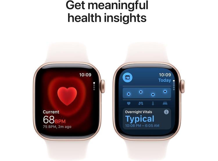 APPLE WATCH SERIES 11 GPS ORO ROSA CON BANDA DEPORTIVA RUBOR, MONITOREO DE SALUD, RASTREADOR DE ACTIVIDAD - 4
