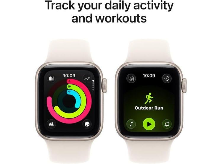 APPLE WATCH SE 3 GPS, 40MM STARLIGHT, RASTREADOR FITNESS Y MONITOR CARDÍACO - 4
