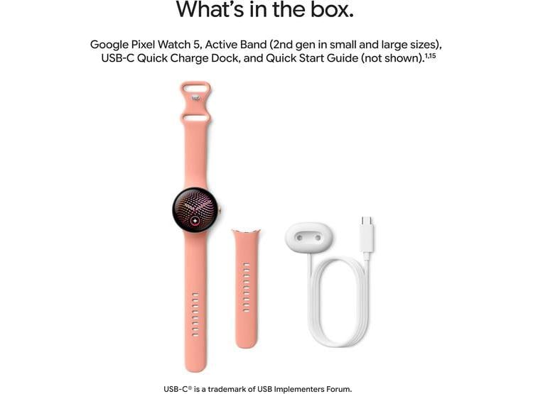 PIXEL WATCH 5 GOOGLE 64GB OBSIDIANA - 8