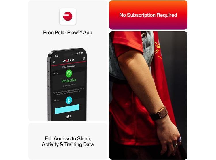 POLAR LOOP, BANDA DE SALUD Y FITNESS SIN PANTALLA. MONITOREO DE FRECUENCIA CARDÍACA Y ACTIVIDAD 24/7, MÁS SEGUIMIENTO DEL SUEÑO - 4
