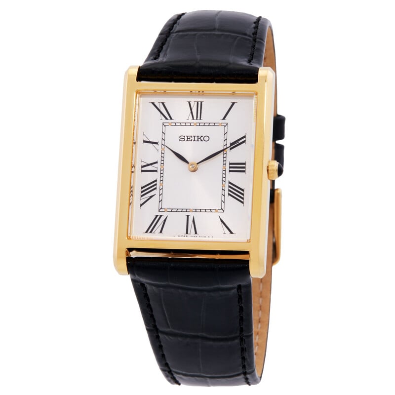 RELOJ SEIKO TANK CLASSIC CUARZO - ESFERA BLANCA 27MM (SWR104P1) - 1