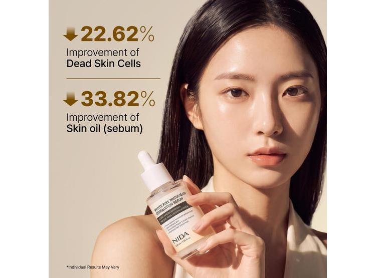 SUERO EXFOLIANTE FACIAL NIDA CON ARROZ BLANCO Y ÁCIDO HIALURÓNICO 50ML - 2