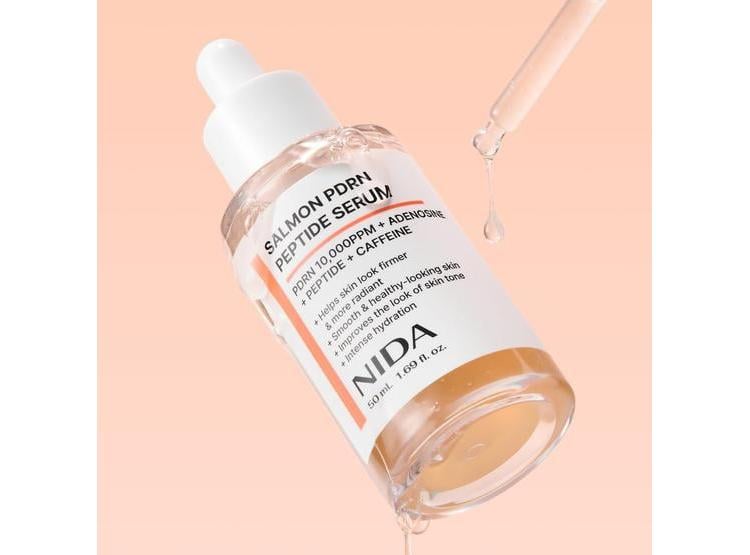 NIDA SERUM FACIAL CON PDRN, PÉPTIDOS, ADENOSINA, CAFEÍNA PARA HIDRATACIÓN INTENSA 50ML - 6