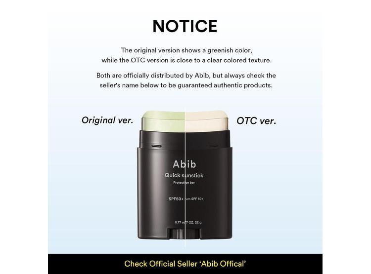 ABIB BARRA DE PROTECCIÓN SOLAR SPF50+ COREANO 22G - 7