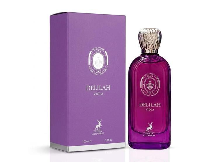 MAISON ALHAMBRA DELILAH VIOLA EDP, PERFUME FLORAL AFRUTADO PARA MUJER, IDEAL PARA USO DIARIO - 1
