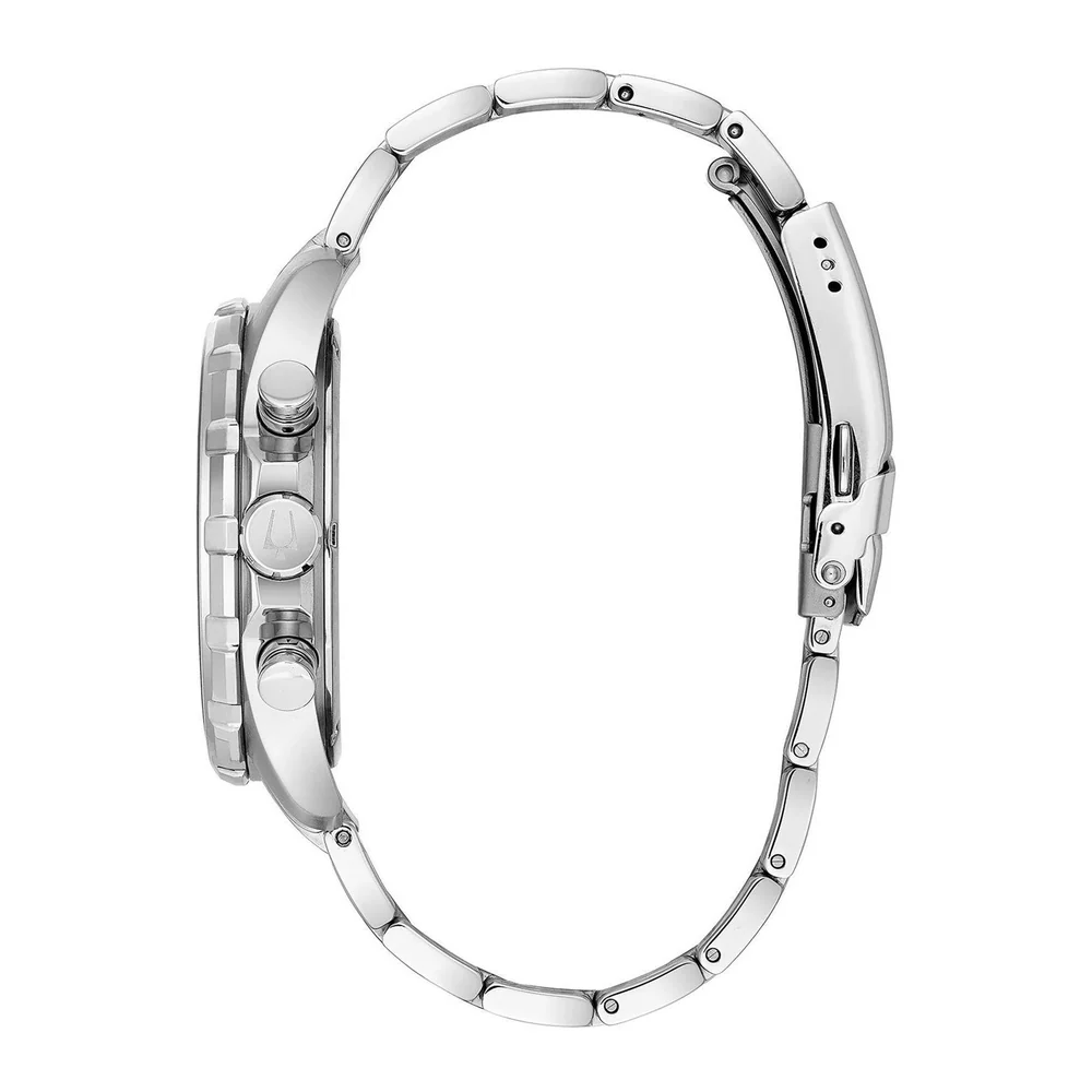 RELOJ BULOVA MARINE STAR 96B256 CRONOGRAFO ANALOGO DE ACERO INOXIDABLE 43 MM PARA HOMBRE - 2