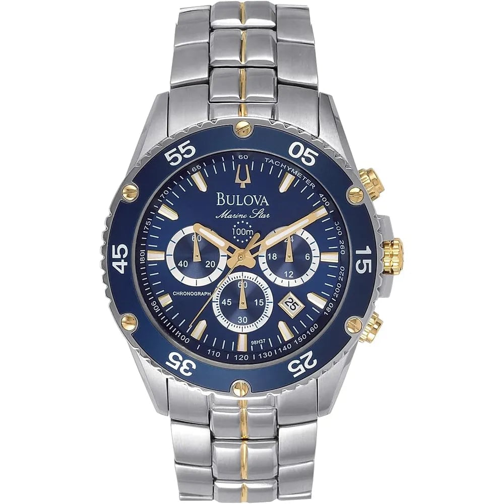 RELOJ BULOVA MARINE STAR 98B400 CRONOGRAFO ANALOGO DE ACERO INOXIDABLE 41.5 MM PARA HOMBRE - 1