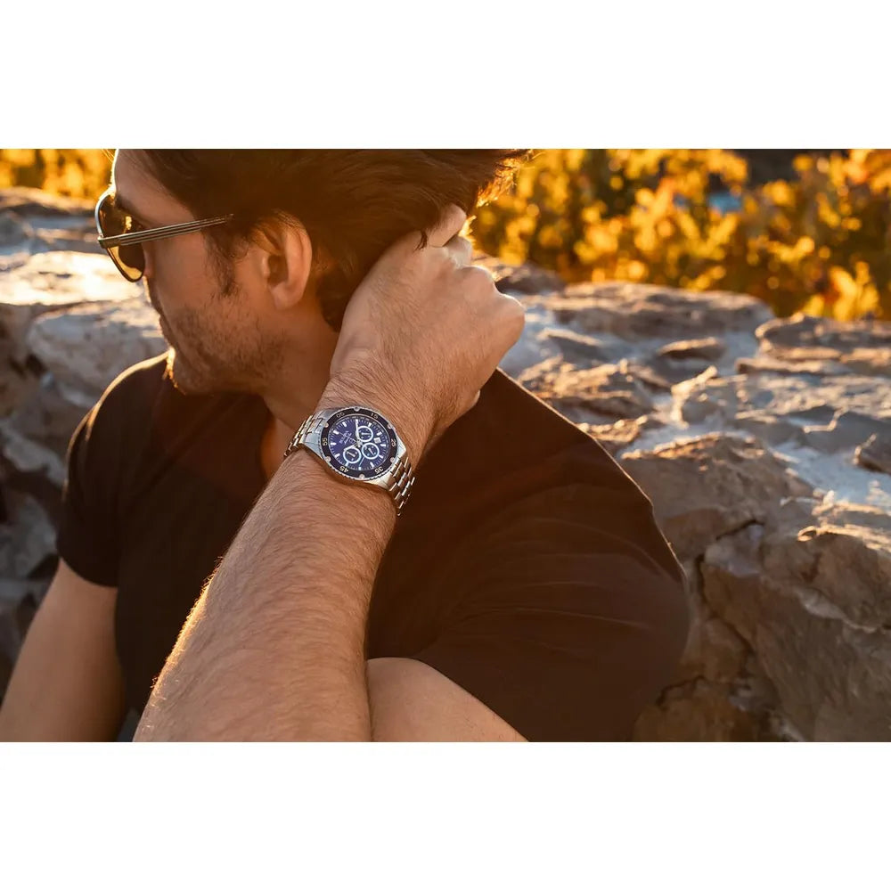RELOJ BULOVA MARINE STAR 98B400 CRONOGRAFO ANALOGO DE ACERO INOXIDABLE 41.5 MM PARA HOMBRE - 4