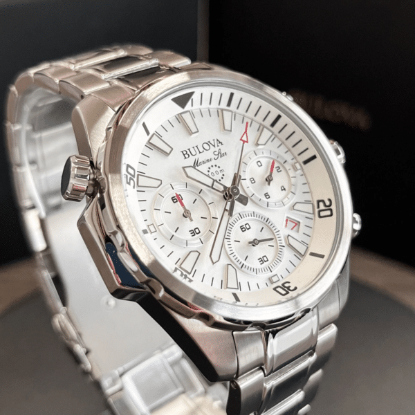 RELOJ BULOVA MARINE STAR 96B255 CRONOGRAFO ANALOGO DE ACERO INOXIDABLE 43 MM PARA HOMBRE - 3
