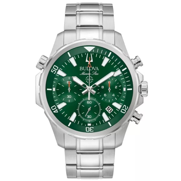 RELOJ BULOVA MARINE STAR 96B396 CRONOGRAFO ANALOGO DE ACERO INOXIDABLE 43 MM PARA HOMBRE - 1