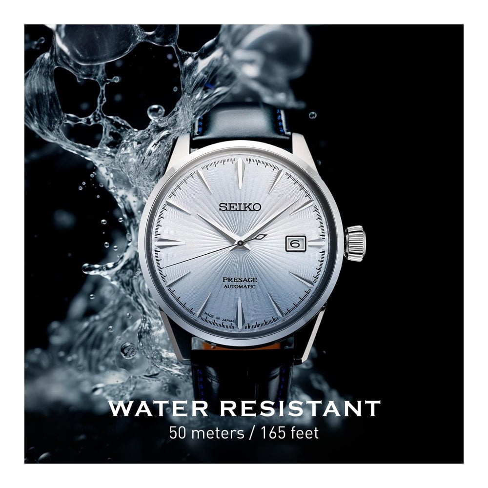 RELOJ SEIKO PRESAGE COCKTAIL TIME SRPB43 AUTOMATICO ANALOGO CORREA DE CUERO 40.5 MM PARA HOMBRE - 4