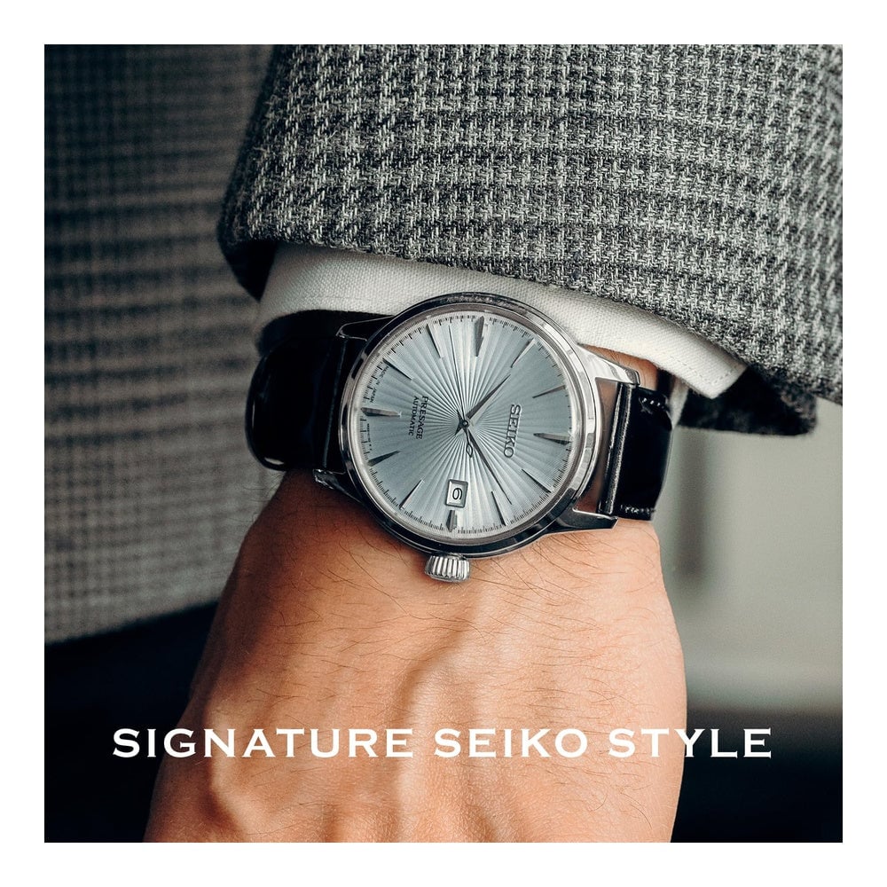 RELOJ SEIKO PRESAGE COCKTAIL TIME SRPB43 AUTOMATICO ANALOGO CORREA DE CUERO 40.5 MM PARA HOMBRE - 6