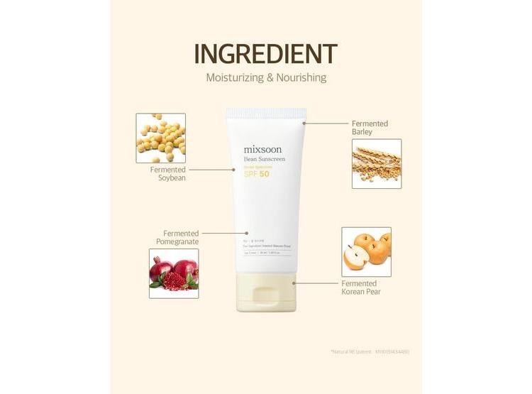 MIXSOON PROTECTOR SOLAR COREANO SPF 50, TEXTURA LIGERA, SIN FUNDICIÓN BLANCA, IDEAL PARA USO DIARIO Y BAJO MAQUILLAJE - 5