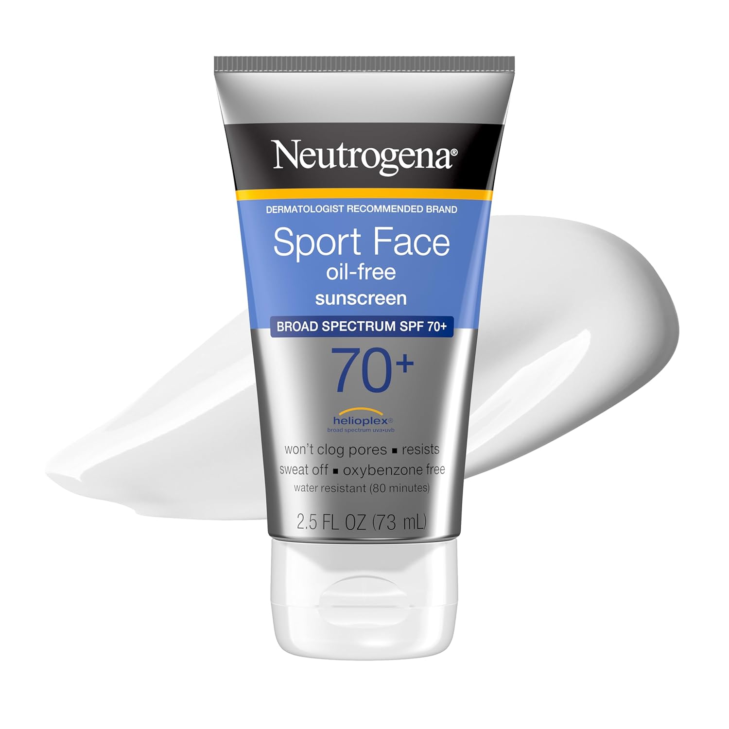 PROTECTOR SOLAR FACIAL NEUTROGENA SPORT SPF 70+ RESISTENTE AL AGUA 74 ML - 1