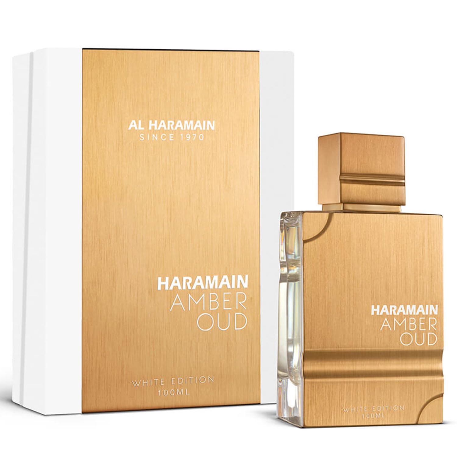 PERFUME AL HARAMAIN AMBER OUD WHITE EDITION EAU DE PARFUM UNISEX 100 ML - 1