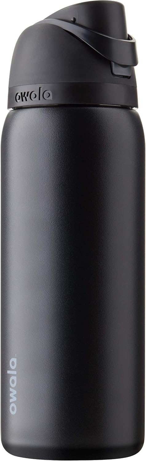 BOTELLA DE AGUA OWALA FREESIP ACERO INOXIDABLE 32 OZ VERY VERY DARK - 1