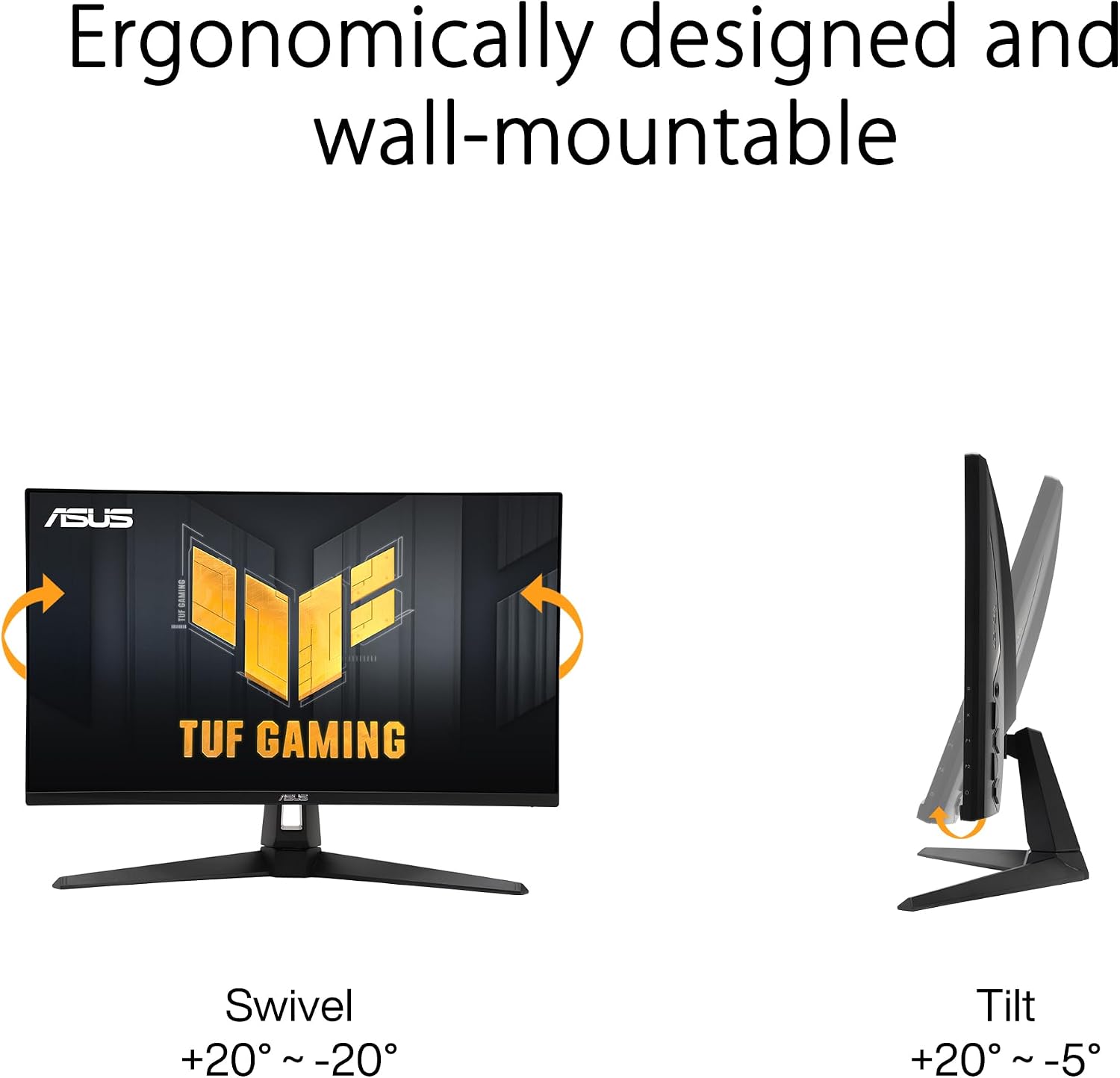 MONITOR ASUS TUF GAMING VG27AQ3A 27 PULGADAS QHD 180HZ - 5