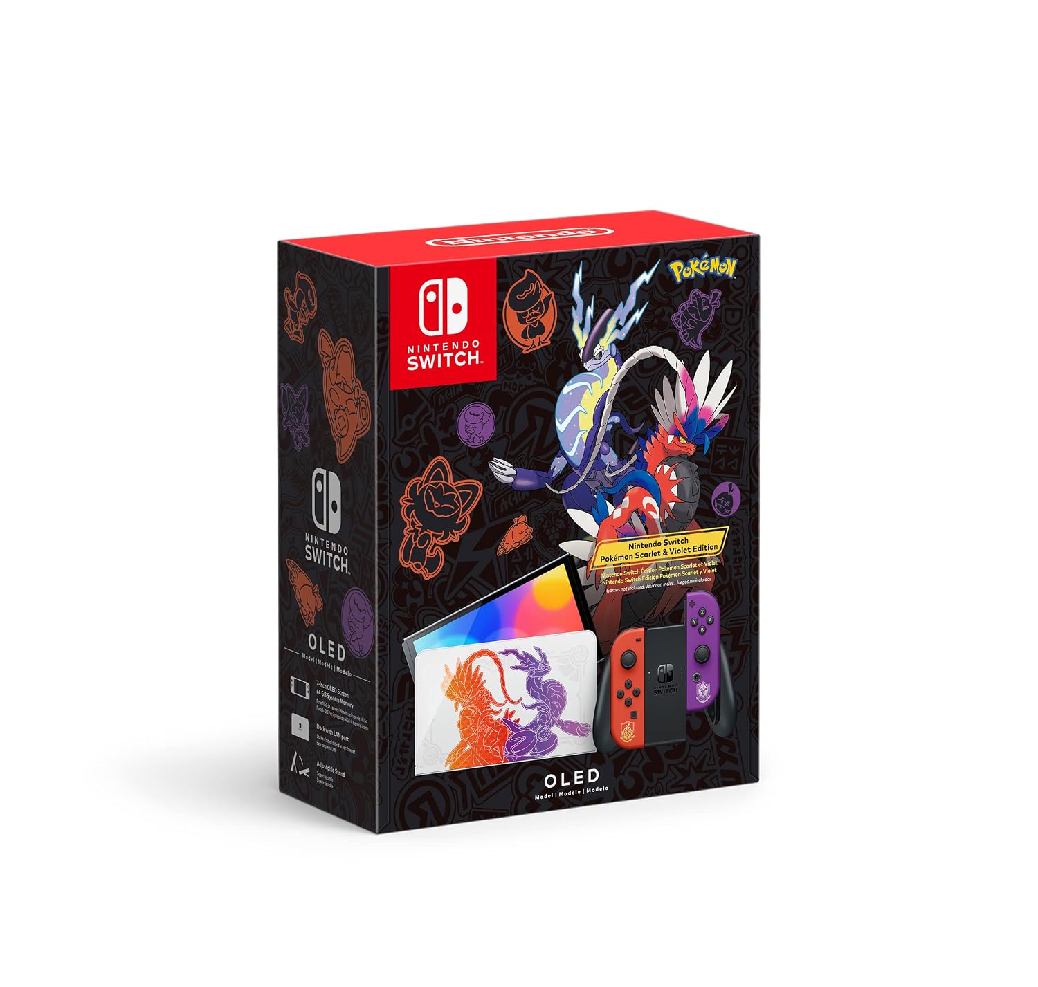 CONSOLA NINTENDO SWITCH OLED POKÉMON SCARLET Y VIOLET EDITION - 1