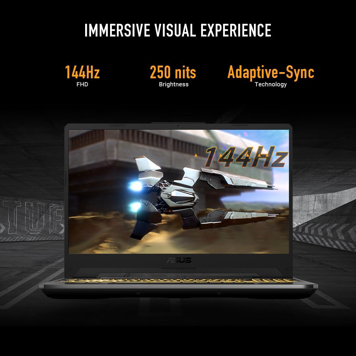 LAPTOP ASUS TUF GAMING A15 15.6' FHD 144HZ AMD RYZEN 5 RTX 3050 8GB DDR5 512GB SSD - 3