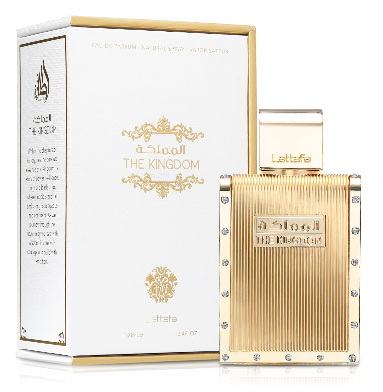 PERFUME LATTAFA THE KINGDOM EAU DE PARFUM PARA HOMBRE 3.4 OZ - 2