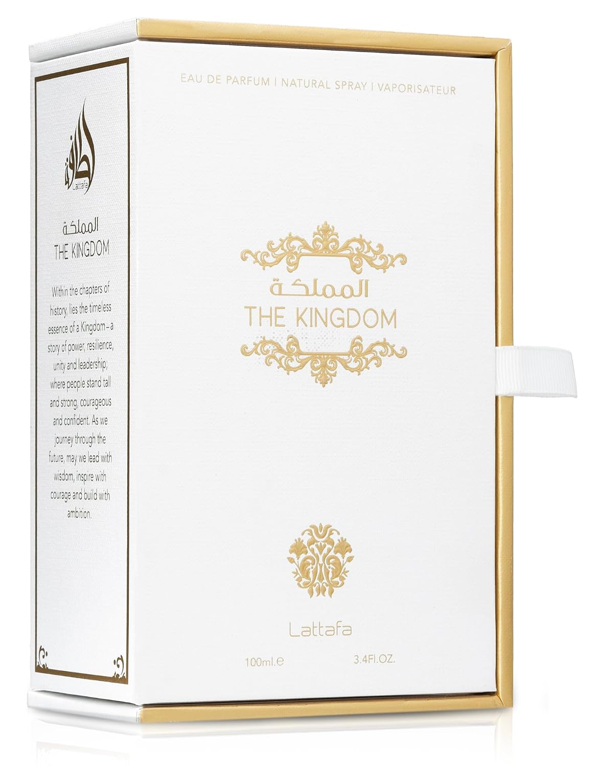 PERFUME LATTAFA THE KINGDOM EAU DE PARFUM PARA HOMBRE 3.4 OZ - 3