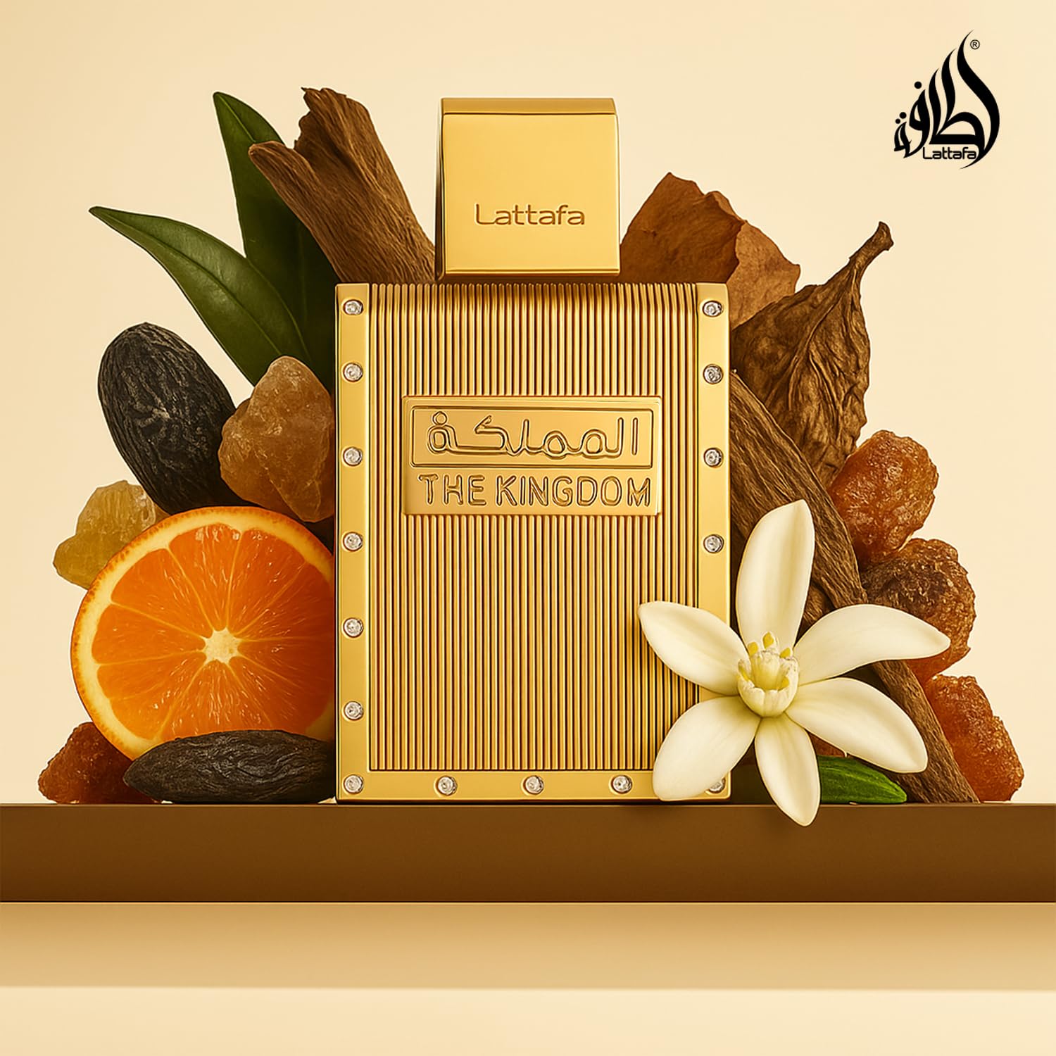 PERFUME LATTAFA THE KINGDOM EAU DE PARFUM PARA HOMBRE 3.4 OZ - 4