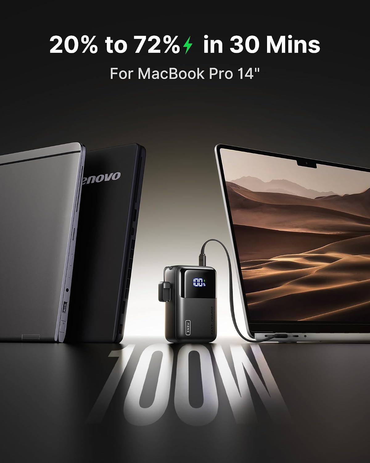 BATERÍA EXTERNA INIU 25000MAH 100W PARA LAPTOP - 4