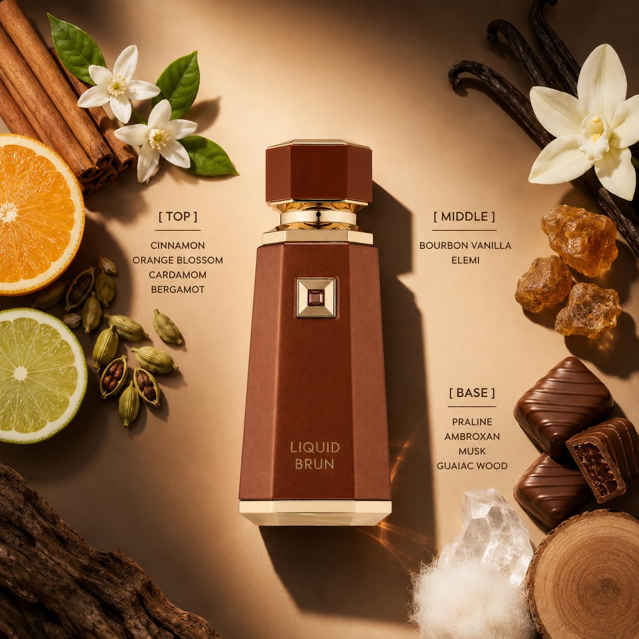 PERFUME EAU DE PARFUM LIQUID BRUN FRENCH AVENUE PARA HOMBRE 100ML - 3