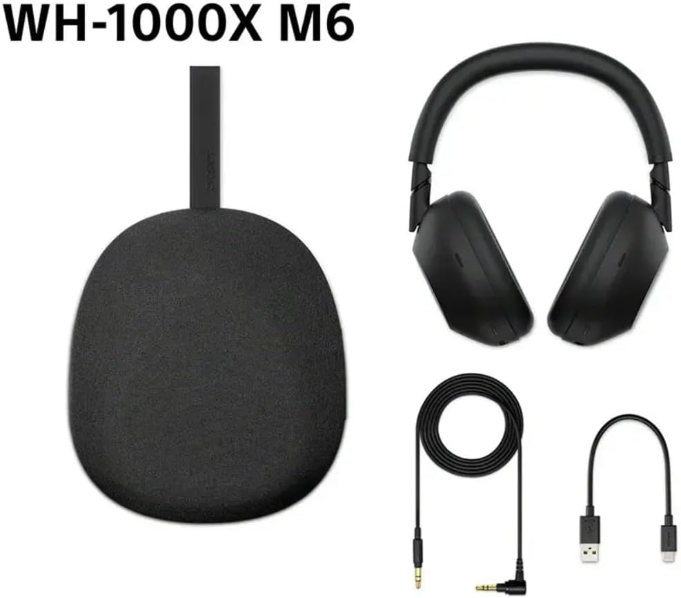 AUDÍFONOS SONY WH-1000XM6 OVER-EAR NOISE CANCELLING WIRELESS AZUL MARINO - 5