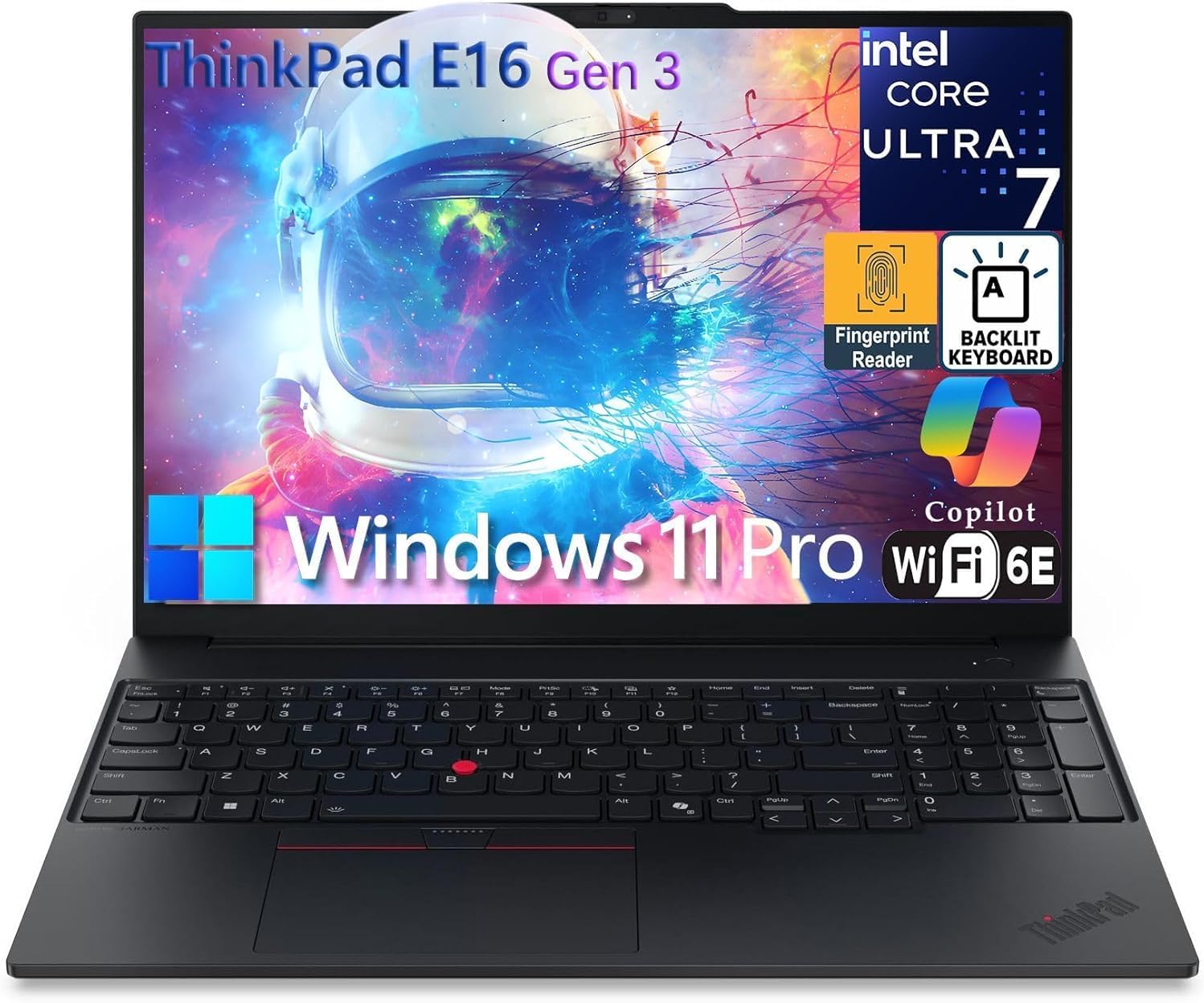 LAPTOP LENOVO THINKPAD E16 G2 16' INTEL CORE ULTRA 7 155H 32GB DDR5 1TB SSD - 1