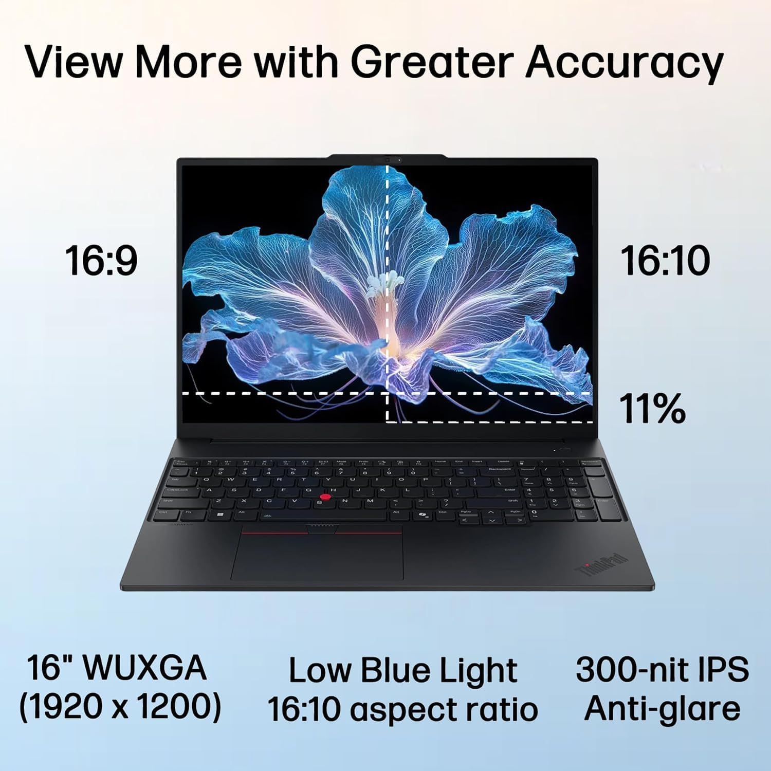 LAPTOP LENOVO THINKPAD E16 G2 16' INTEL CORE ULTRA 7 155H 32GB DDR5 1TB SSD - 3