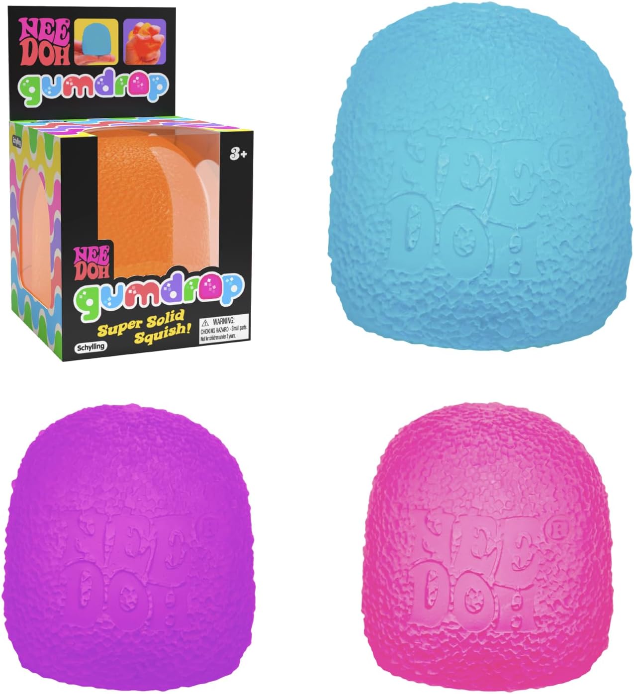 JUGUETE ANTIESTRES NEEDOH GUMDROP SCHYLLING 2.5 PULGADAS - 1