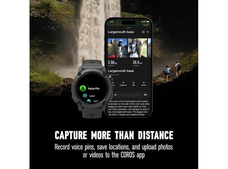 SMARTWATCH COROS NOMAD GPS CENIZA 22 DÍAS BATERÍA - 5