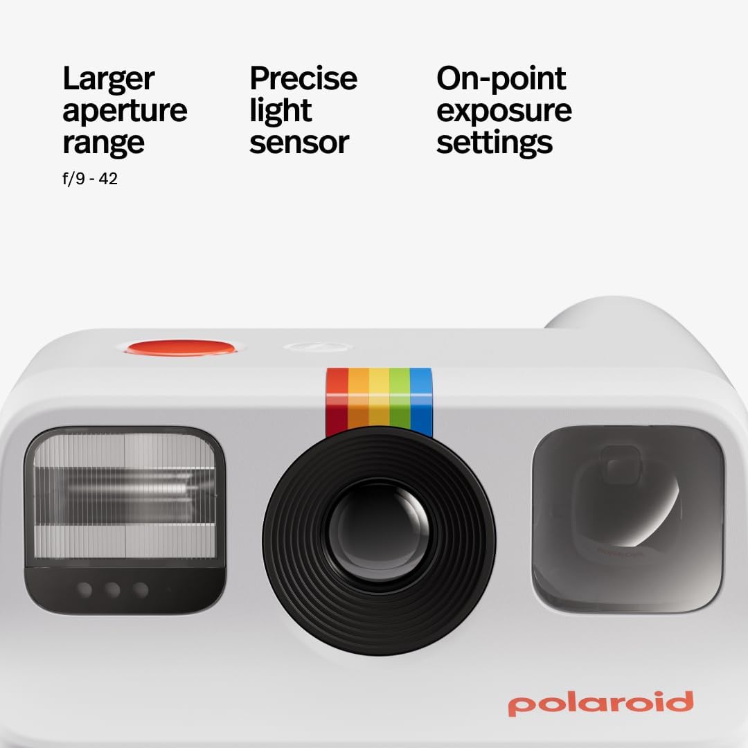 CÁMARA INSTANTÁNEA POLAROID GO GENERATION 2 NEGRA CON PELÍCULA INCLUIDA - 5